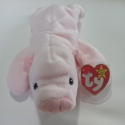 #ad ty beanie baby squealer pig 1993 $10.00