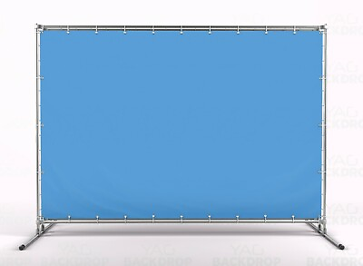 #ad Printed Backdrop Vinyl Solid Blue Color Photography Background For Studio Props $37.90