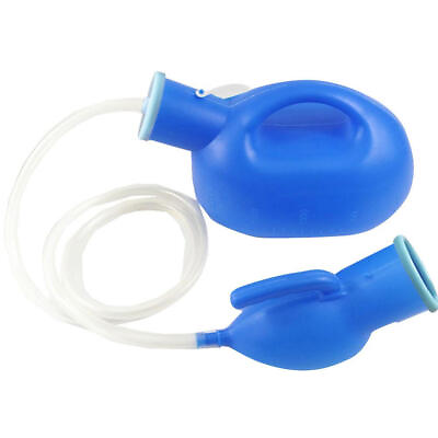 #ad 2000ML Men Portable Potty Pee Bottle With Tube Hospital Male Urinal Collector $10.29