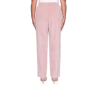 #ad Alfred Dunner Plus Size Corduroy Pant Tea Rose Pink Color Size 20W New with Tags $19.00