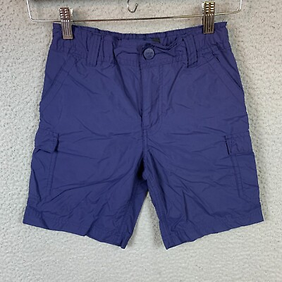 #ad Cub Scout Uniform Shorts Youth Small 8 Navy Blue Nylon Cargo Adjustable $14.97