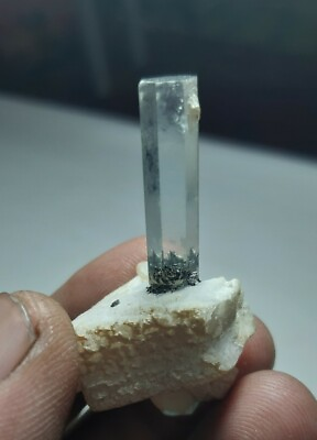 #ad 74caratsNatural crystal super color aquamarine specimen@ shigar Pakistan. $215.00