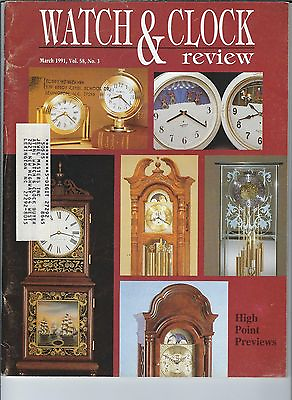#ad MF 112 Watch amp; Clock Review Magazine March 1991 The Art of Time American Dial $15.00