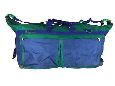 #ad Samsonite Unisex Adults Blue Green Sammies Pockets Detachable Strap Duffle Bag $46.99