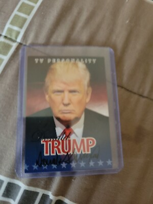 #ad 2016 Donald Trump 5 Card Rare Set Not Seen Mint All 5 Cards $85.00