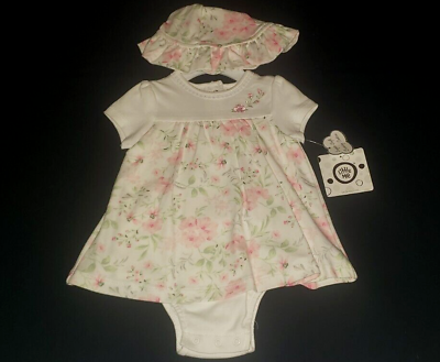 #ad Little Me 2 Piece Blossom Garden Romper Outfit Infant Girl Size 6 Months $11.99