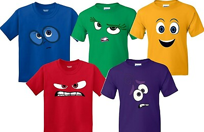 #ad Characters faces inside out movie Halloween Christmas t shirts $12.99