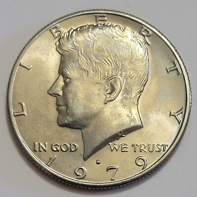 #ad 1979 D Kennedy Half Dollar BU Toned US Coin $5.25
