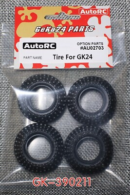 #ad 1PC Hollow Soft Tire GK24 AU02703 For AutoRC Tire 1 24 Tire $23.69
