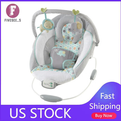 #ad Ingenuity Unisex Soothing Baby Bouncer with Vibrating Infant Seat amp; Music $40.49