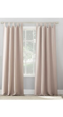 #ad Sun Zero Brant Blackout Tab Top Curtain Panel 2 Panels 40 in W x 84 in L $15.99