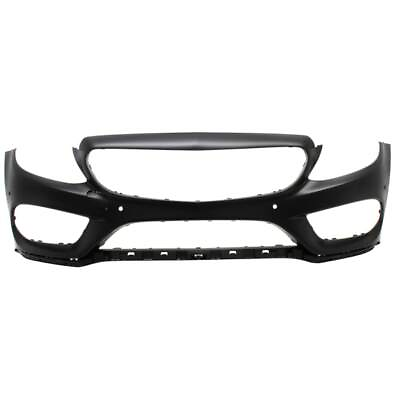 #ad New Front Bumper Cover For 15 18 C CLASS $333.74