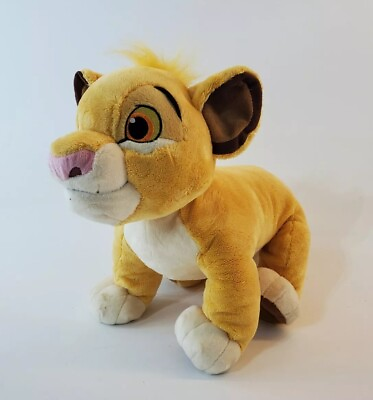 #ad Disney Store The Lion King Simba Plush Young Cub 15quot; Stuffed Animal Soft Toy $11.99