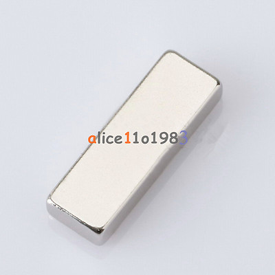 #ad Super Strong Block Cuboid Magnets Rare Earth Neodymium 30x10x5 mm N35 no Hole $0.99