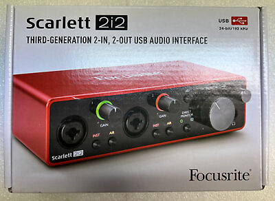 #ad New Focusrite Scarlett 2i2 3rd Gen MOSC0025 $135.00