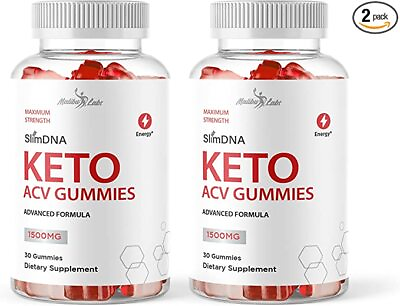 #ad #ad Slim DNA Keto ACV Gummies Weight Loss 1500mg Ketosis Shark Gummies 2 Pack $34.72