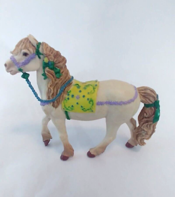 #ad Safari Ltd 4 Inch Fairy Pony Fantasy Horse Figure 2008 With Flowers 0512 $4.50