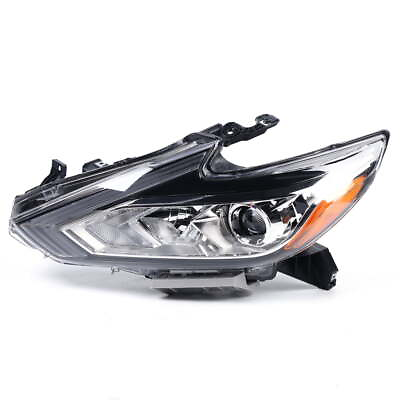 #ad Halogen Headlight Driver Fits For Nissan Altima 2016 2017 2018 Chrome Headlamps $65.59