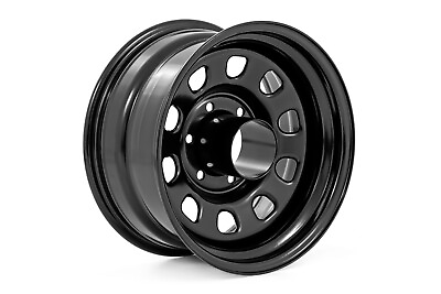#ad Rough Country Steel Wheel Black 16x8 6x5.5 4.25 Bore 12 RC51 6883 $59.95