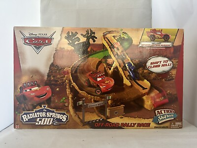 #ad Disney Cars 2014 The Radiator Springs 500 1 2 Off Road Rally Race Play Set $140.00