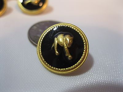 #ad BUTTONS 8 PIECES Metal Round Sewing Buttons GOLD CAT Cougar Tiger Leopard $9.99