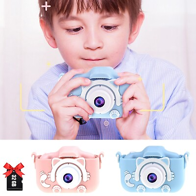 #ad Kid Mini Cartoon Camera 2 Inch Rechargeable Digital Child Camcorder For Outdoor $13.31