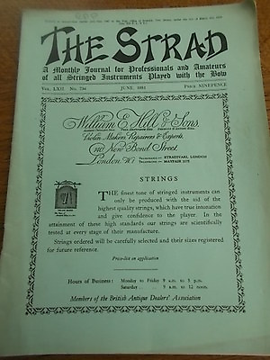 #ad THE STRAD Music Journal June 1951 The Spanish Inlaid Stradivari Viola Violin GBP 9.99