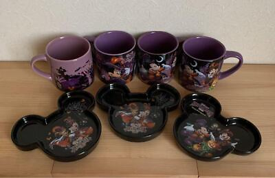 #ad Halloween Disney Souvenir Cup and Plate Set TDL TDS Mickey Minnie Kitchenware $66.81