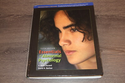 #ad Essentials Of Abnormal Psychology 5th Edition Barlow Durand Instructor’s Manual $19.95