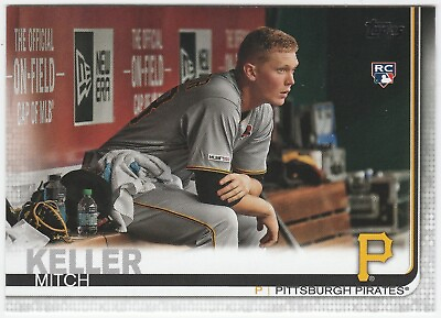#ad 2019 Topps Update Series SP Photo Variation In Dugout #US218 Mitch Keller RC $6.00