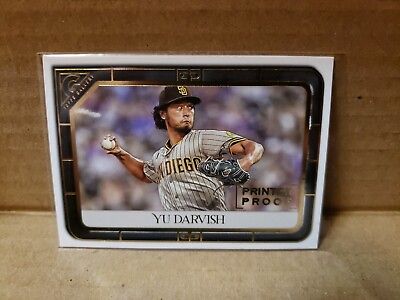 #ad 2021 Topps Gallery MLB San Diego Padres Yu Darvish 183 Printer Proof $1.99
