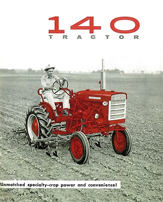 #ad IH Early McCormick Farmall 140 Row Crop Tractor Brochure International Harvester $28.00
