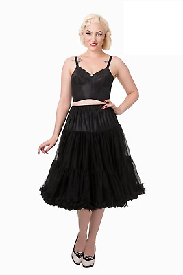 #ad Dancing Days Swing Dance Bridal Underskirt Petticoat Skirt Slips Black $67.50