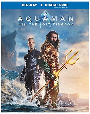 #ad Aquaman and the Lost Kingdom Blu ray Jason Momoa NEW $24.95