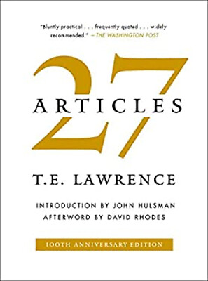 #ad 27 Articles Hardcover T. E. Lawrence $5.76