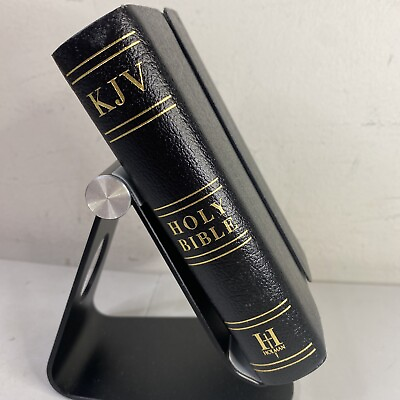#ad Holy Bible KJV Holman Black Magnet Flap 2010 $25.00