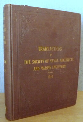 #ad NAVAL ARCHITECTS amp; MARINE ENGINEERS Vol. 22 1914 RARE Franklin Roosevelt Essay $175.00