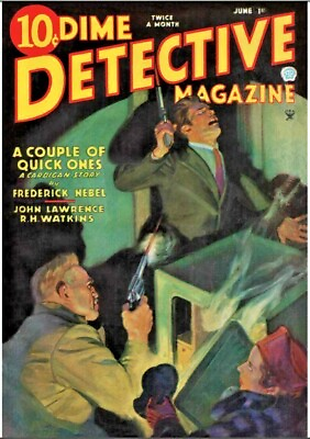 #ad DIME DETECTIVE MAGAZINE 92 Select Issue Collection On USB Thumb Drive $13.97