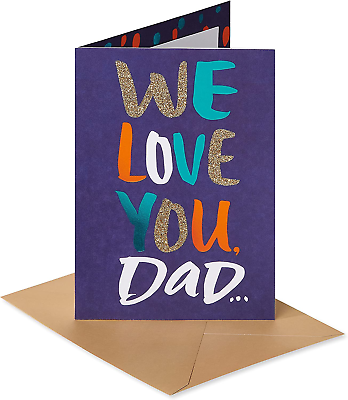 #ad Birthday Card for Dad from Us We Love You $8.58