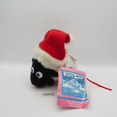 #ad Stray Sheep Black C3004 The Adventure of Poe Merry Plush 4quot; Toy Doll Japan $15.59