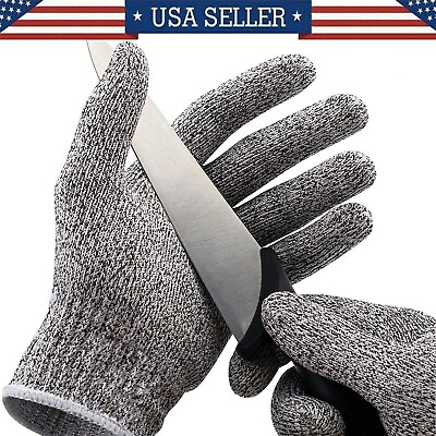 #ad New Anti Cutting Cut Resistant Hand Safety Gloves Cut Proof for Protective Knife $4.49