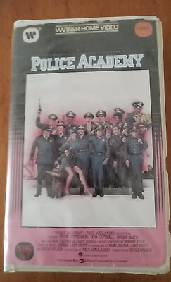 #ad Vintage VHS 1984 Police Academy Original 1st Release Clamshell Circuit City MC $9.23