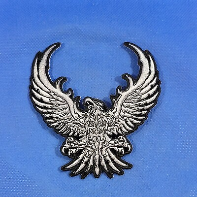 #ad Collectable Patch Silver Eagle Patch Sew On Badge $2.56