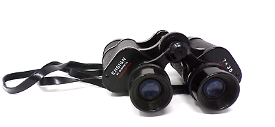 #ad Ensign By Bushnell Binoculars Vintage 7x35 Coated Optics No. 22072 $12.50