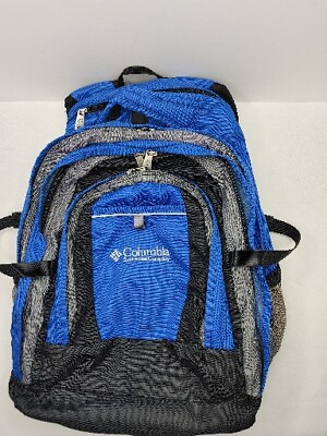 #ad Columbia Sportsware Company Study Haul Men#x27;s School Backpack Blue Black $19.99
