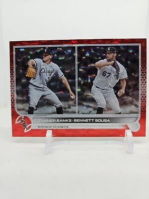 #ad Tanner Banks Bennett Sousa 2022 Topps Update Series SP Red Foilboard RC 199 Sox $3.99