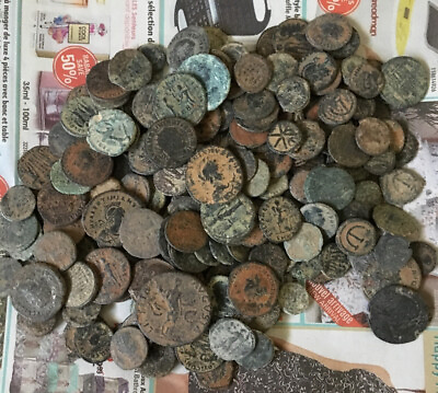 #ad 10 Lot of Desert Roman Coins From Israel $89.00
