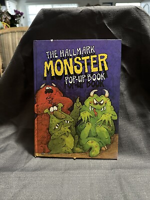 #ad Vintage Rare Hallmark Monster Pop Up Book by Karen Raven Illustrated by Marianne $4.68