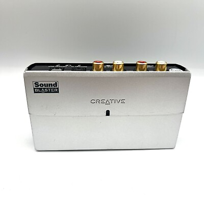 #ad Creative Labs USB External Sound Card Sound Blaster Model SB0270 $19.99