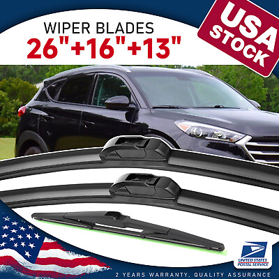 #ad Wiper Blades Set Fit for 2015 2020 Hyundai Tucson original equipment replacement $17.99